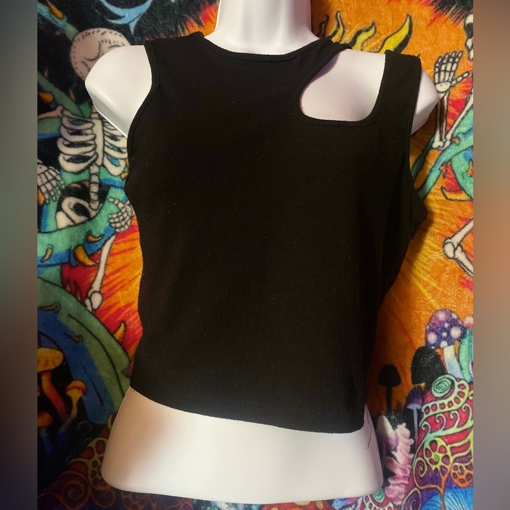 Cute black tank top
